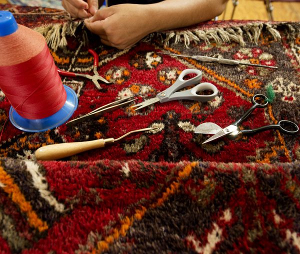 ترمیم سوختگی فرش ماشینی